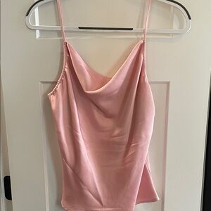 Wayf Soft Pink Cowl Neck Camisole